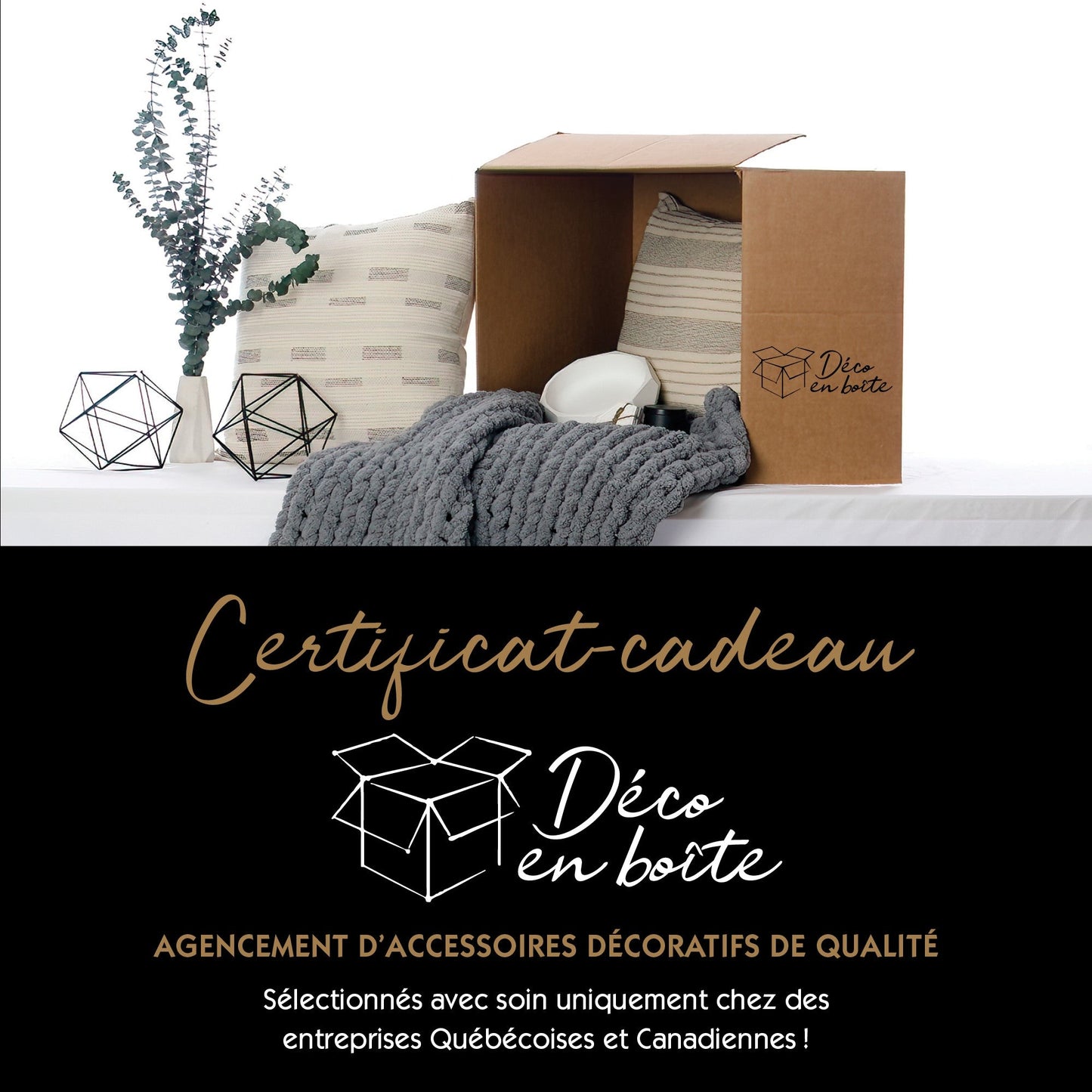 Chèque-cadeau - Déco en boîte